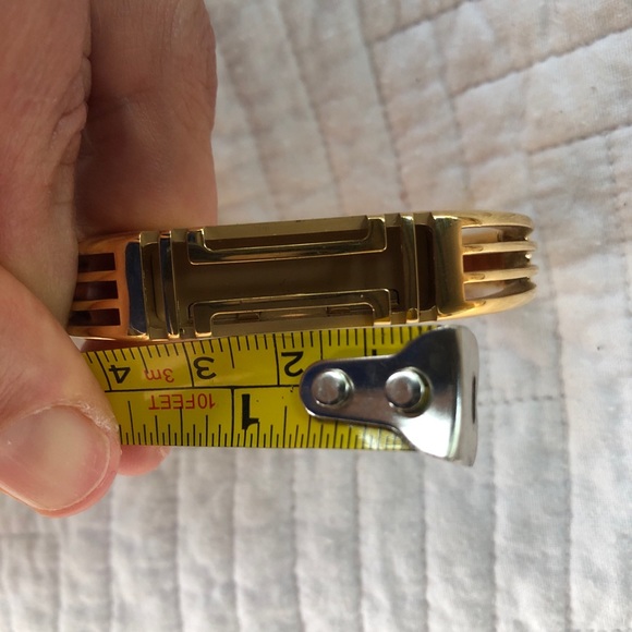 Tory Burch Gold Tone Fitbit bracelet watch band - Picture 8 of 8